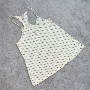 Old Navy Polkadot Racerback Babydoll Tank Womens XS - NWOT